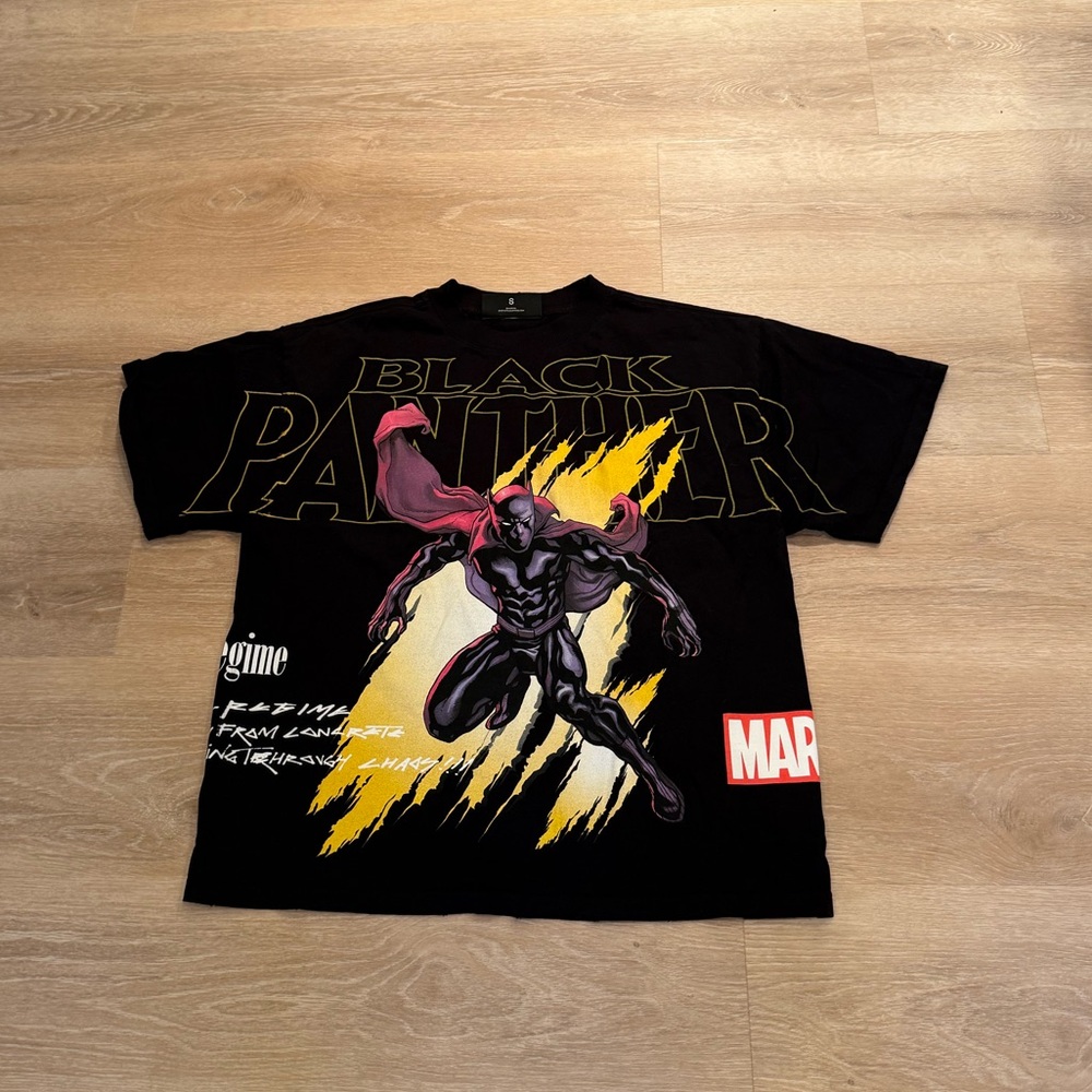 Marvel Black Panther Graphic T-Shirt - Black